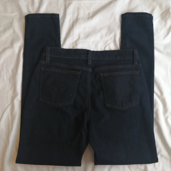 Eileen Fisher Organic Cotton Dark Wash Skinny Jeans 6 - Picture 4 of 14